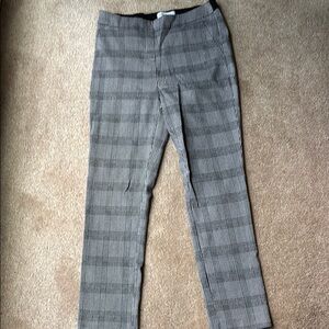 Gray Plaid Pants